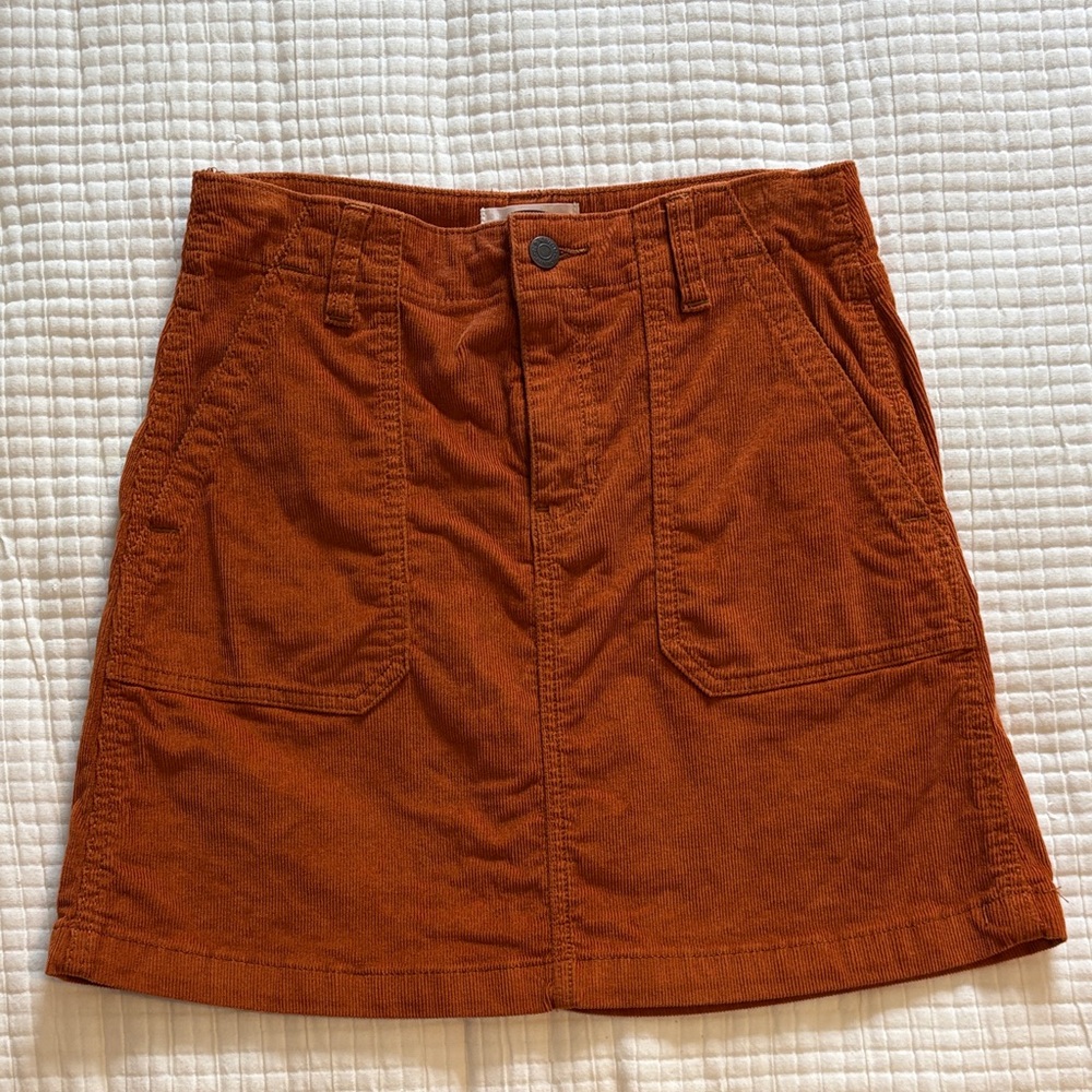 Corduroy Mini Skirt Size 0